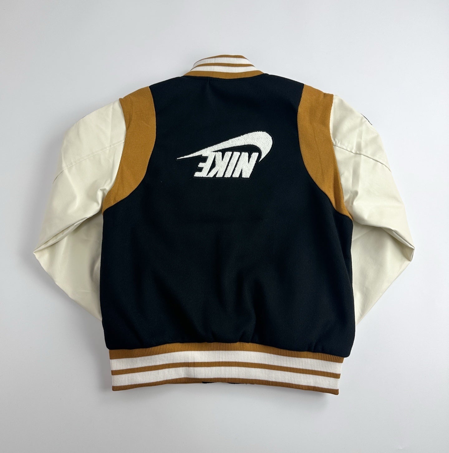 Nike NSW Varsity Jacket Black & Cream