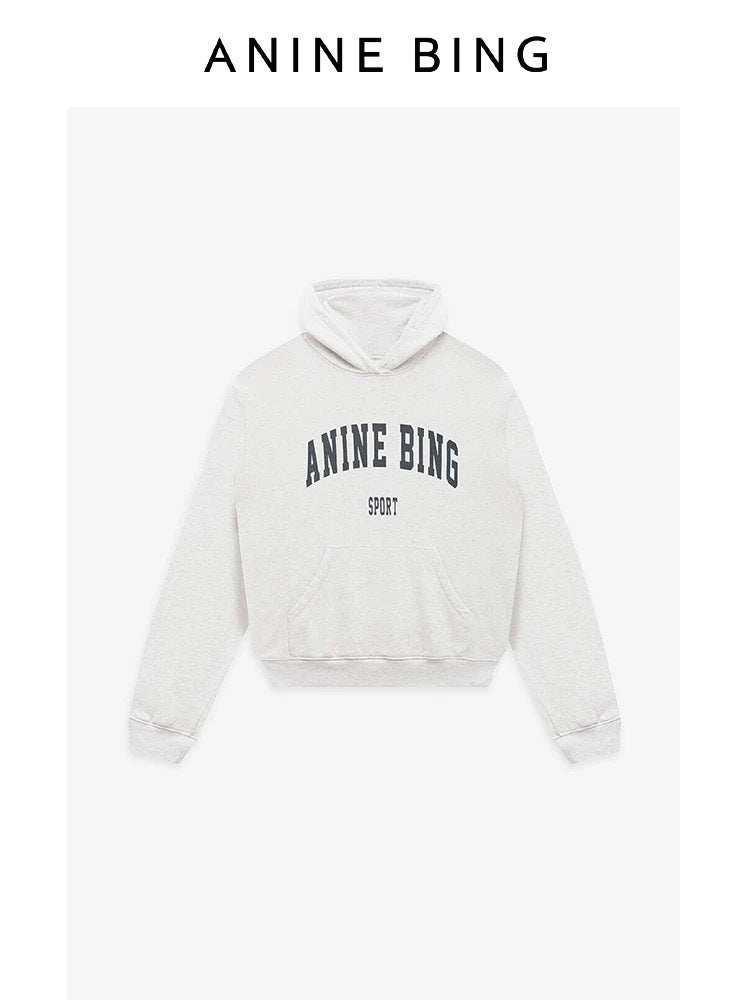 Anine Bing Sport Hoodie – Grey