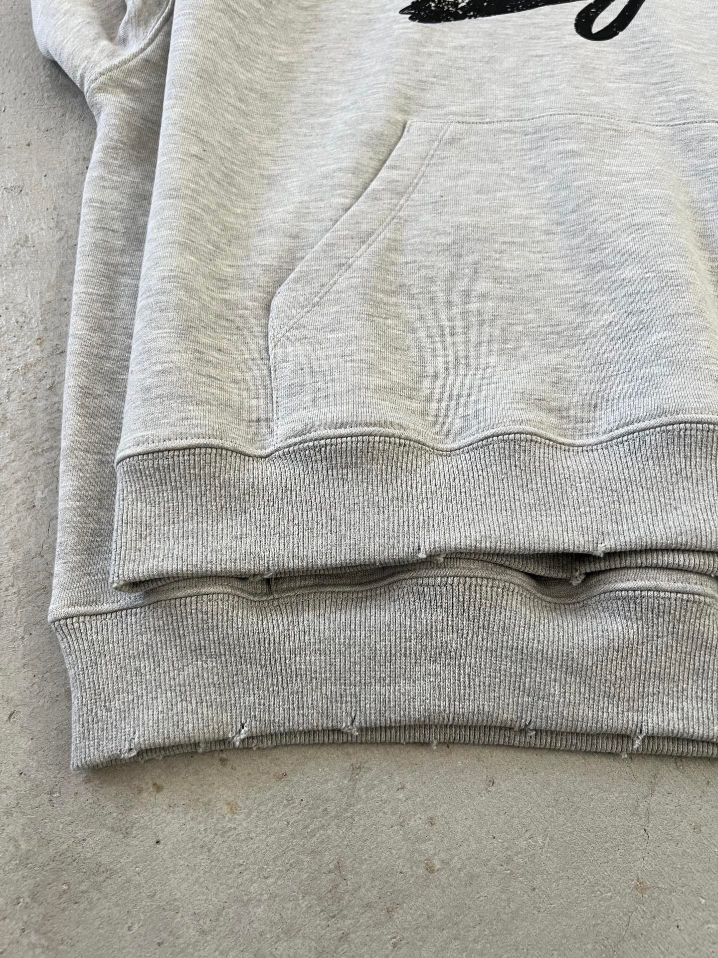 Anine Bing Hoodie – Grey with Black Logo