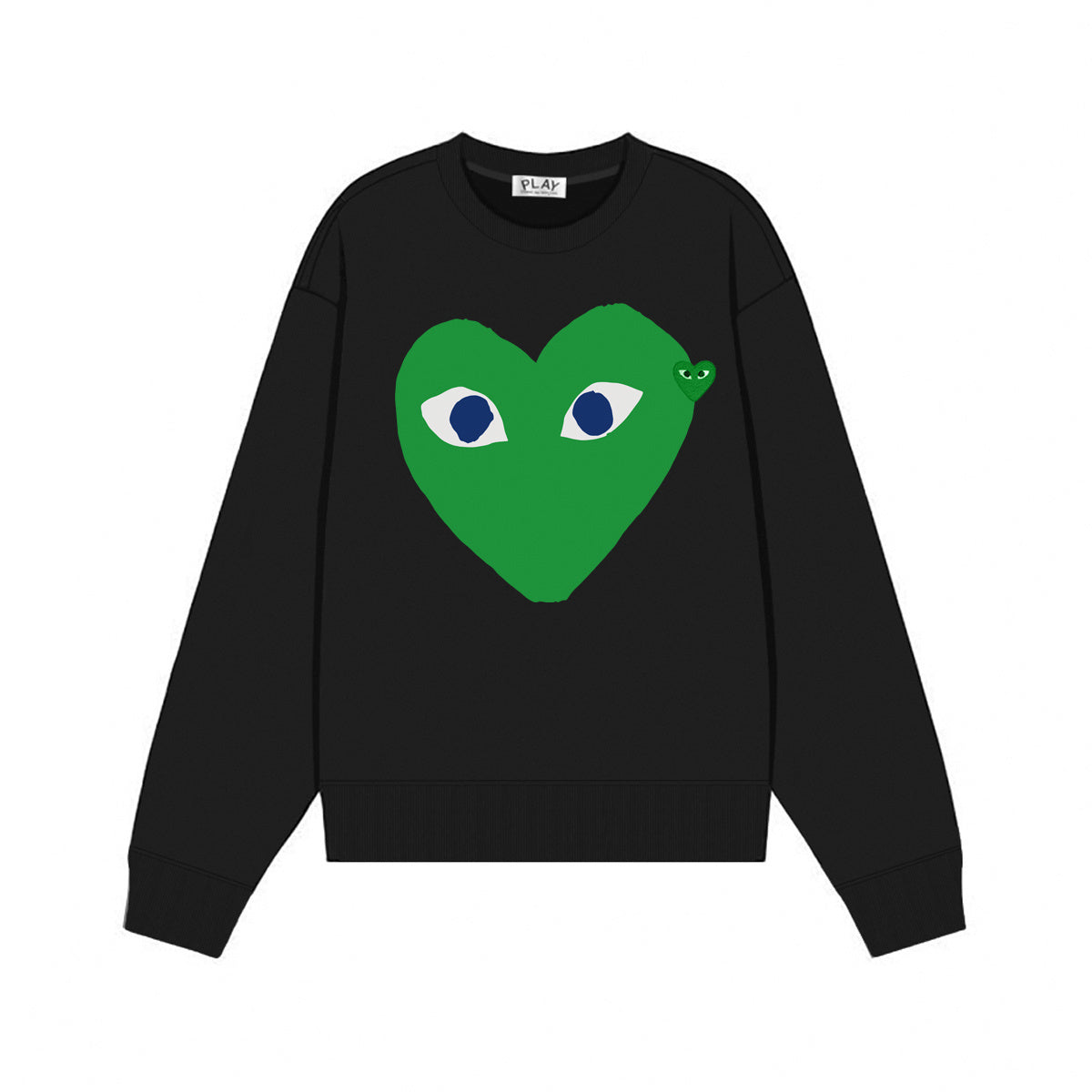 Comme des Garçons Play Sweatshirt Green Heart