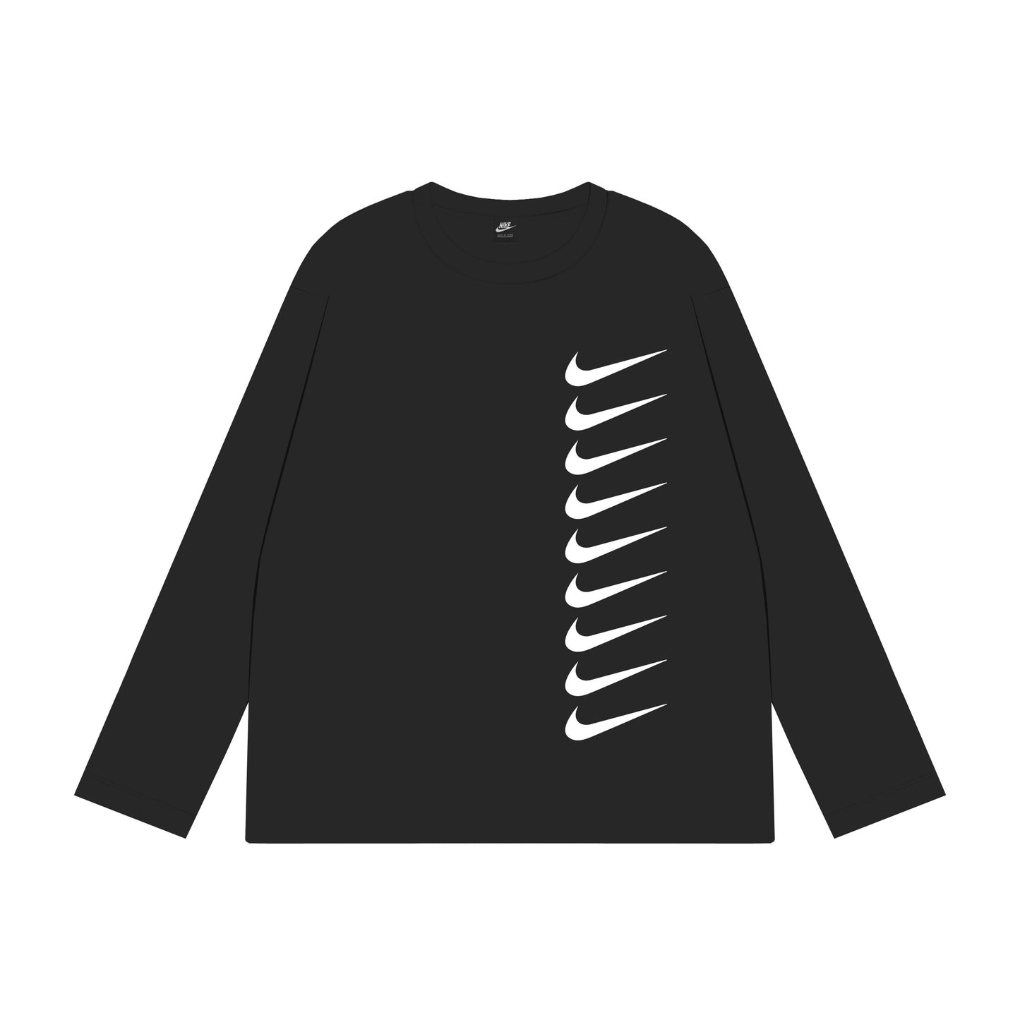 Nike Long Sleeve Tee Pack Black & White