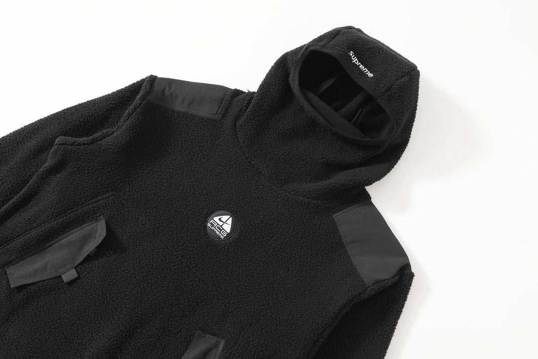 Supreme x Nike ACG Fleece Hoodie Black
