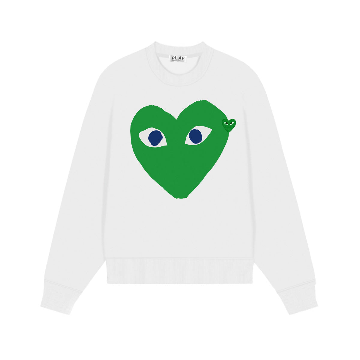 Comme des Garçons Play Sweatshirt Green Heart