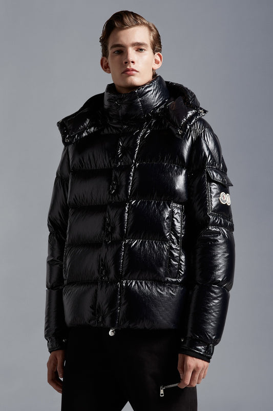 Moncler Maya doudoune noire brillante